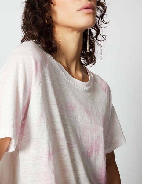 The Bradery - Tee Shirt Top Bonbon Tie And Dye