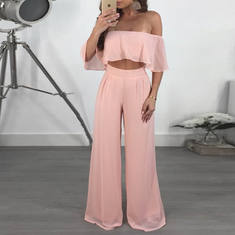 two piece jumpsuit set formal