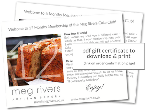 gift certificate examples