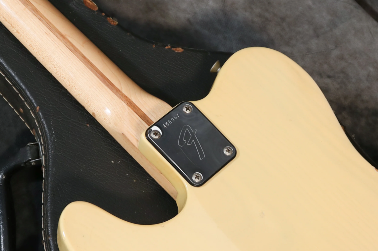 1973 Telecaster Date on Neck Plate (F Series)