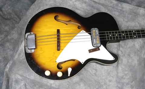 1963 harmony h22 bass guitar