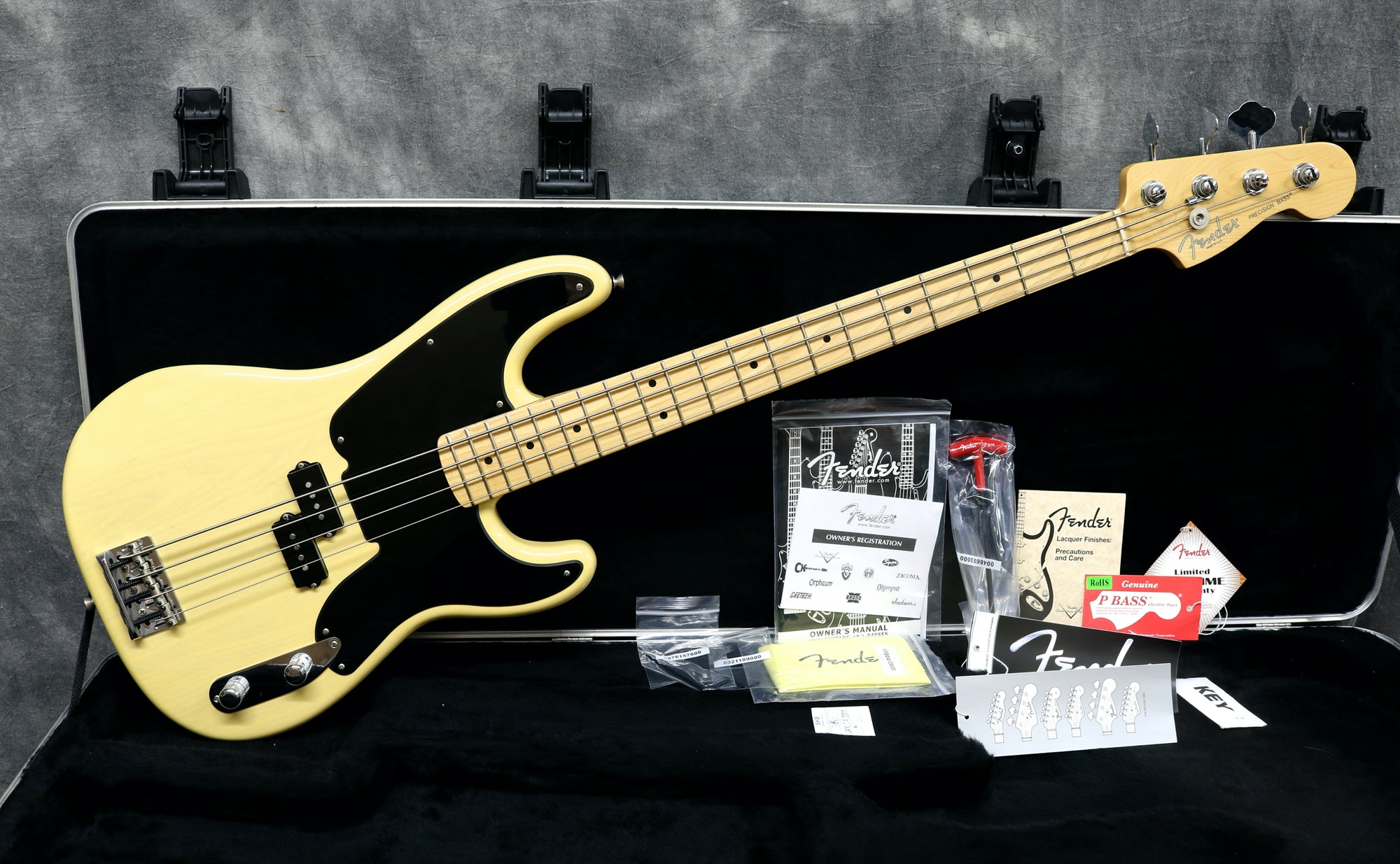 アイボリー×レッド FenderUSA 60thAnniversary Precision Bass - 通販