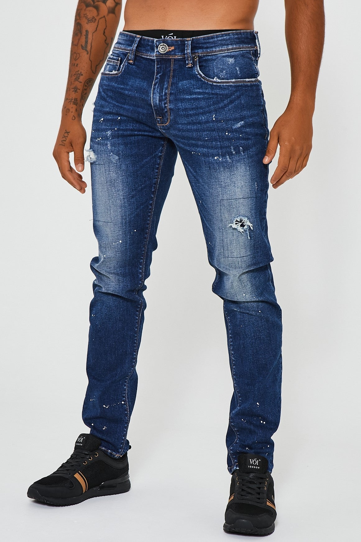 Bardsley Tapered Jean - Mid Blue