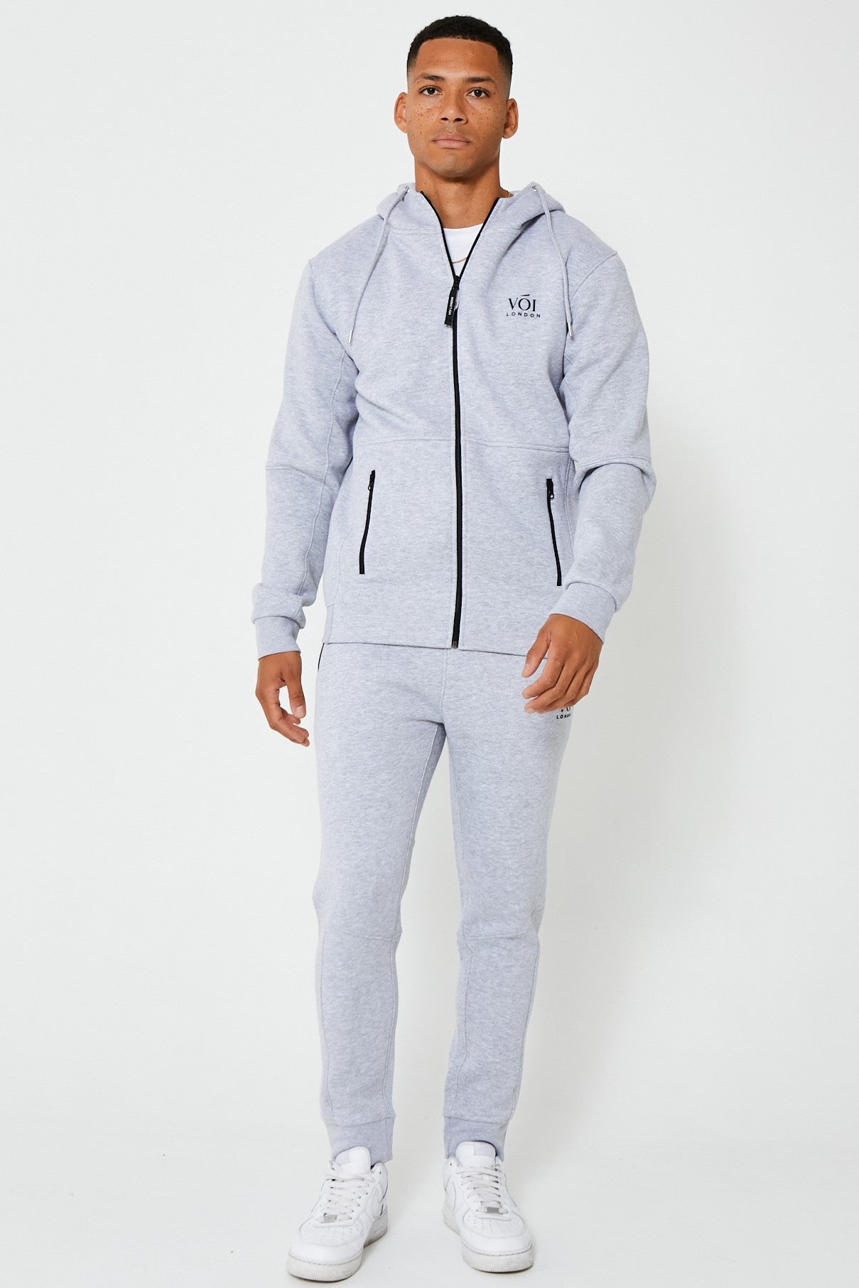 Guilford Fleece Tracksuit - Grey Marl product