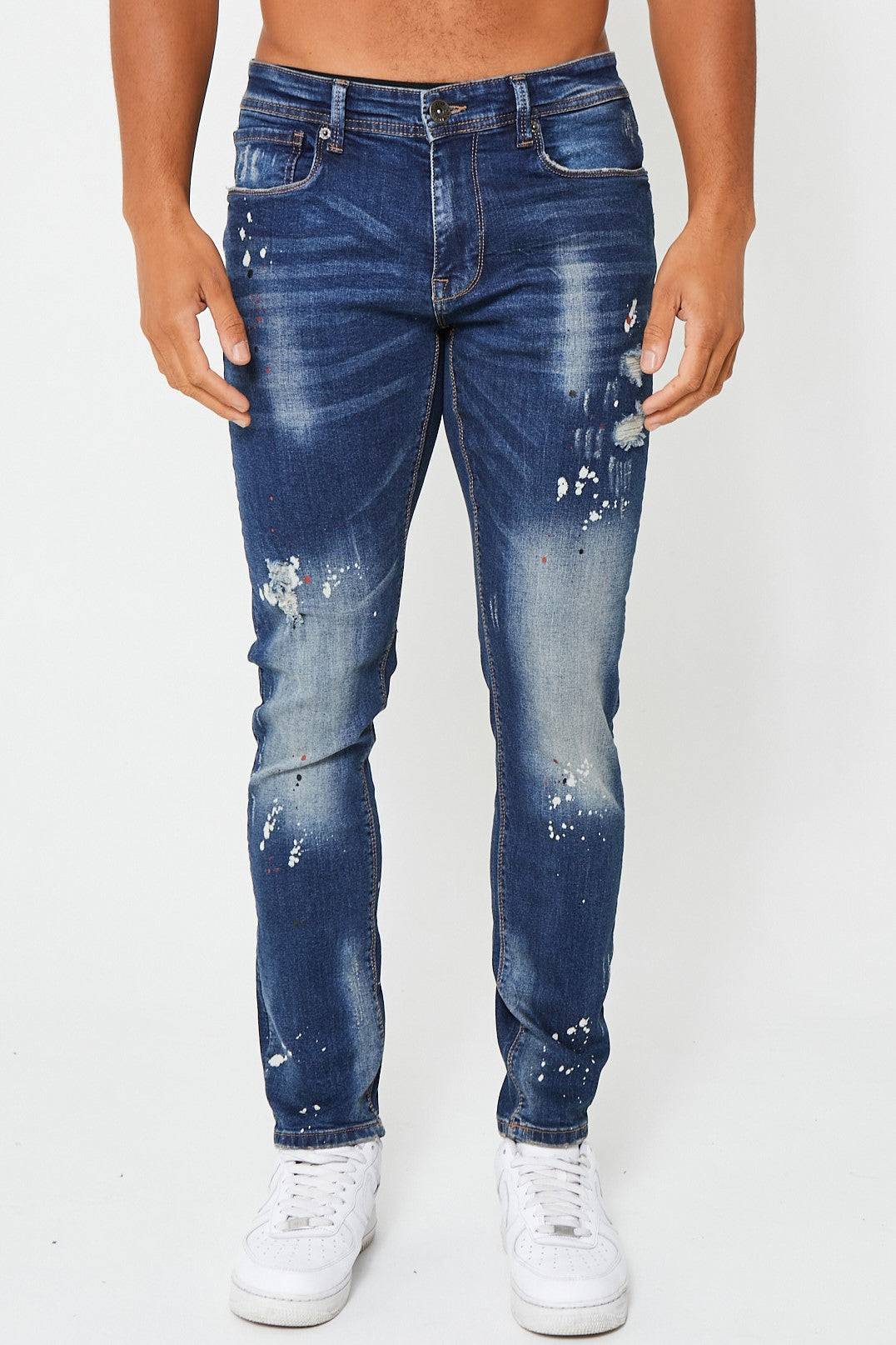 Hainault Tapered Jean - Mid Blue product