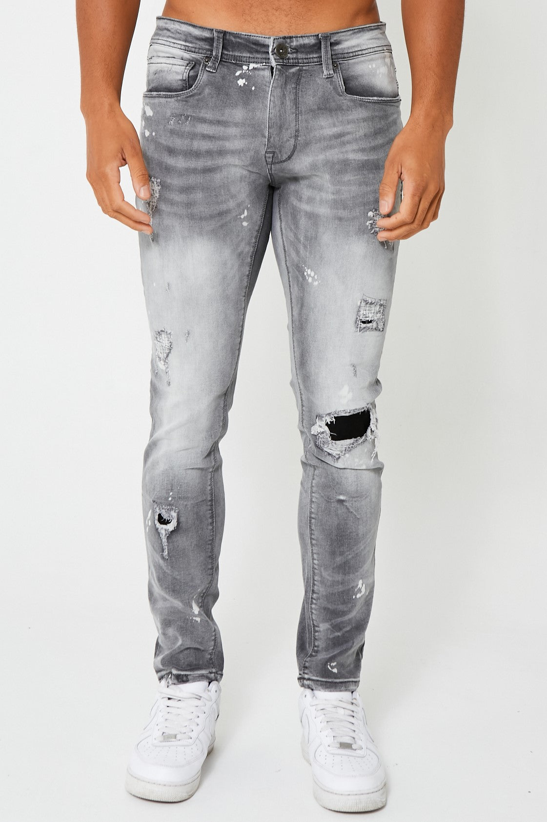 Harrow Tapered Jeans - Grey product