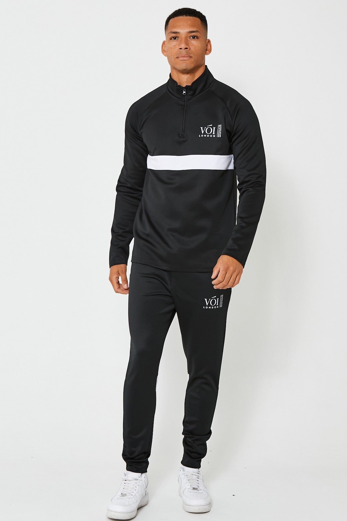 Hill Street Poly Tracksuit - Black product