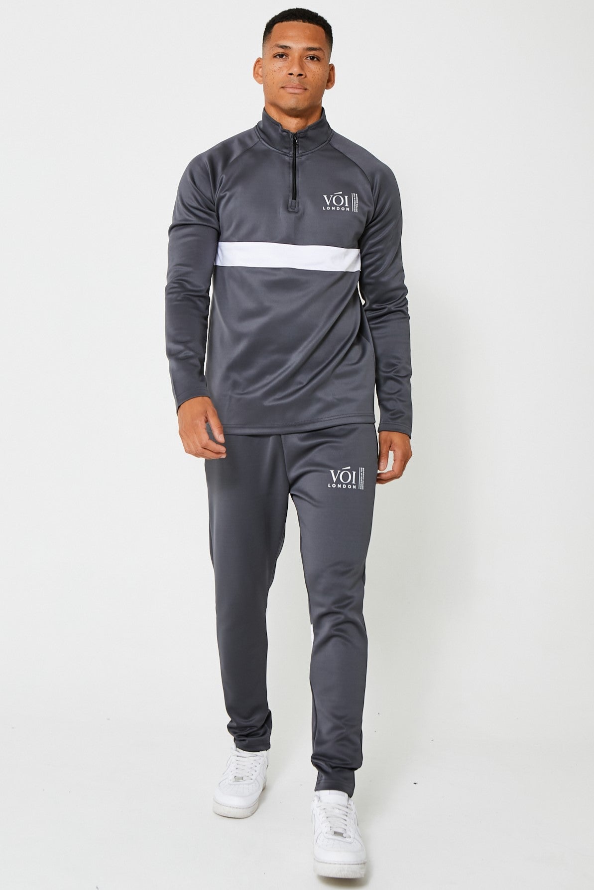Hill Street Poly Tracksuit - Grey product