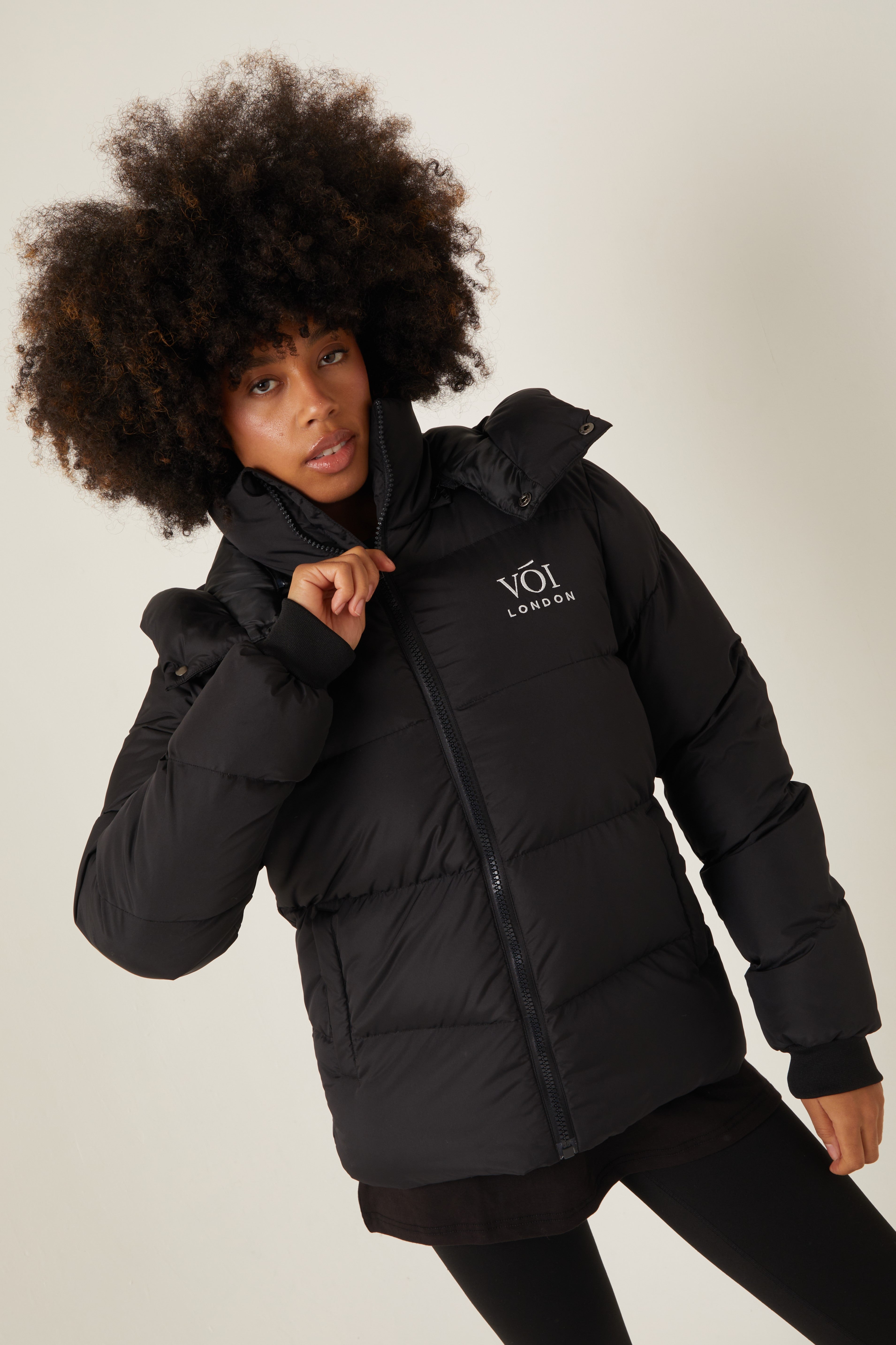 Tiptree Puffer Jacket - Black