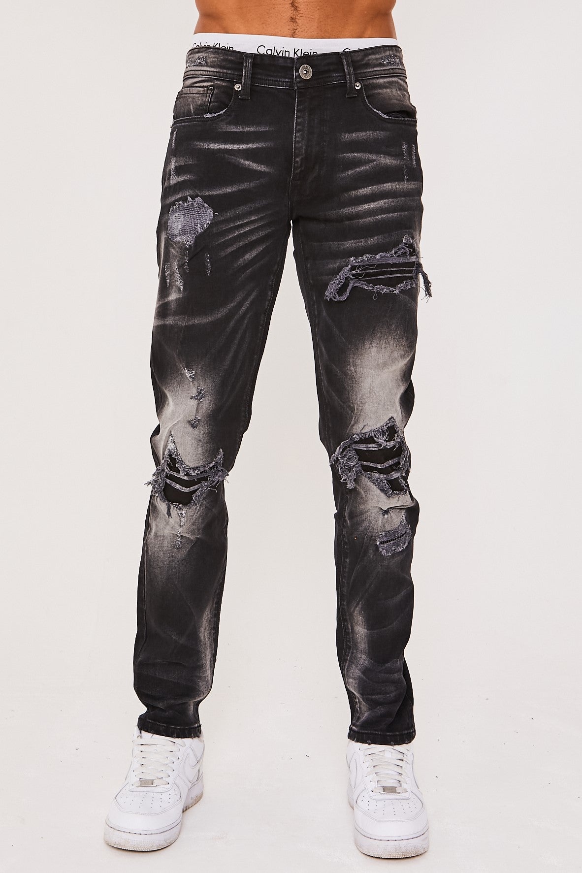 Holborn Tapered Jeans - Black