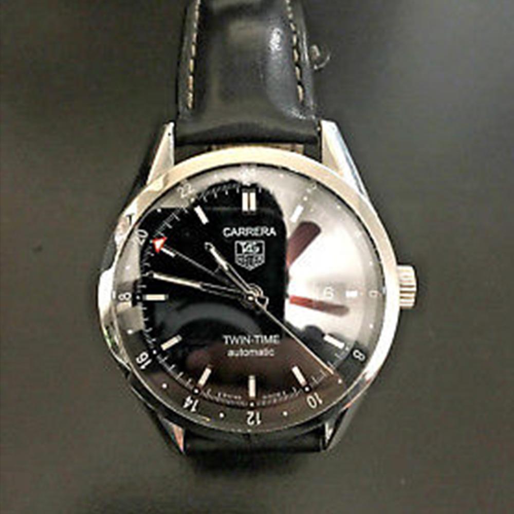 tag heuer carrera calibre 7 twin time automatic watch