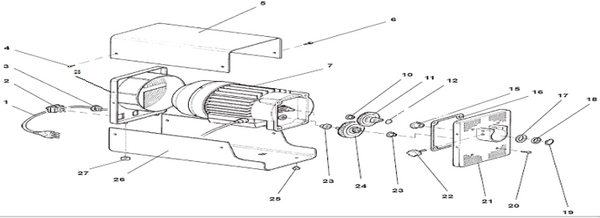 MR2 MR8 MR7 Covered Motor Diagram