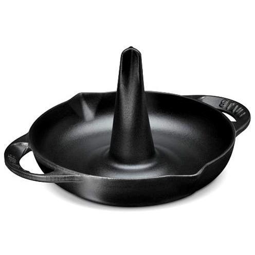 Staub - Matte Black Vertical Chicken Roaster (24cm/9.5") -40509-339 —  Consiglio's Kitchenware