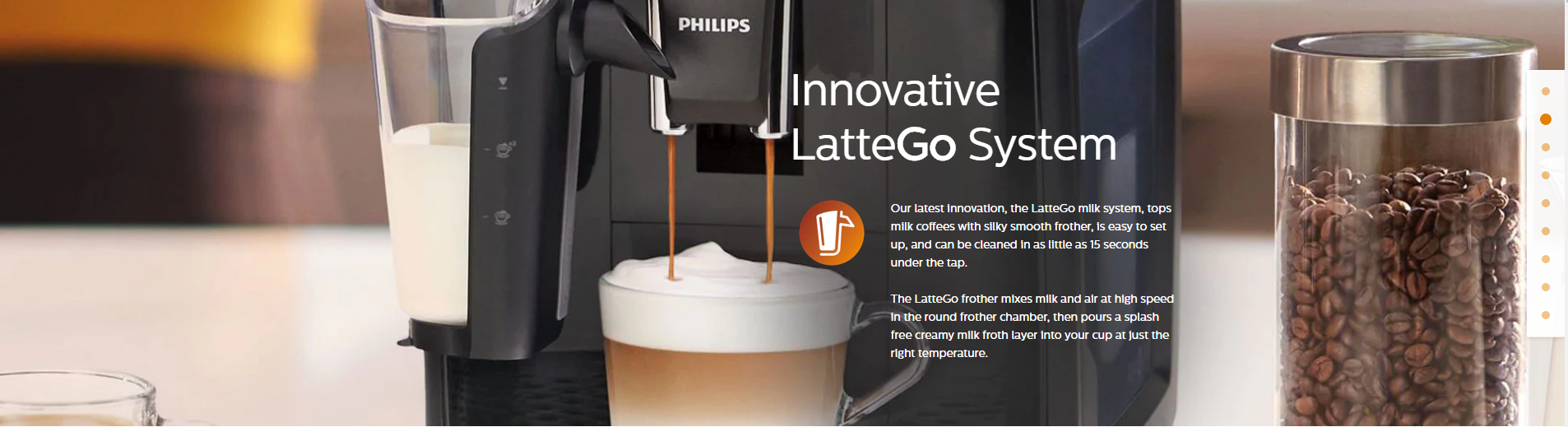 Philips Saeco 3200 Lattego Fully Automatic Espresso Machine - EP3246/74