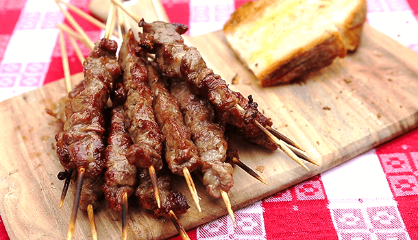 Wooden Spiedini and Arrosticini Skewers (100 pcs.)