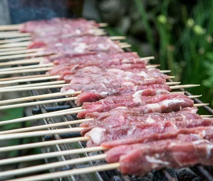 Wooden Spiedini and Arrosticini Skewers (100 pcs.)