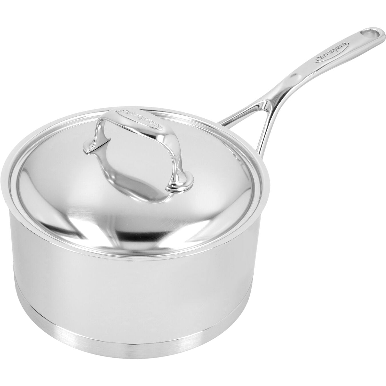 Demeyere Atlantis 7 Collection 2.2L 18/10 Stainless Steel Round Sauce Pan with Lid - CLEARANCE