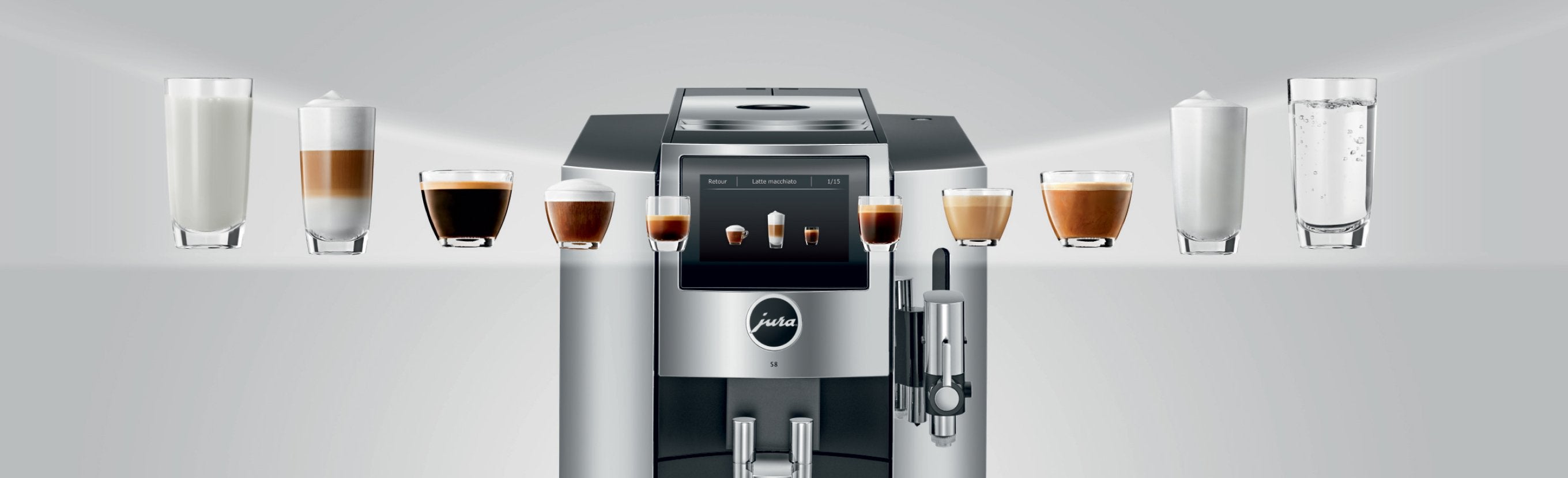 Jura S8 Chrome Espresso Machine #15212