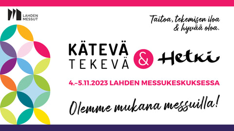 Welcome to Kätevä&Tekevä craft fair in Lahti 4.-5.11.2023 - Spices Chef will be there 💚