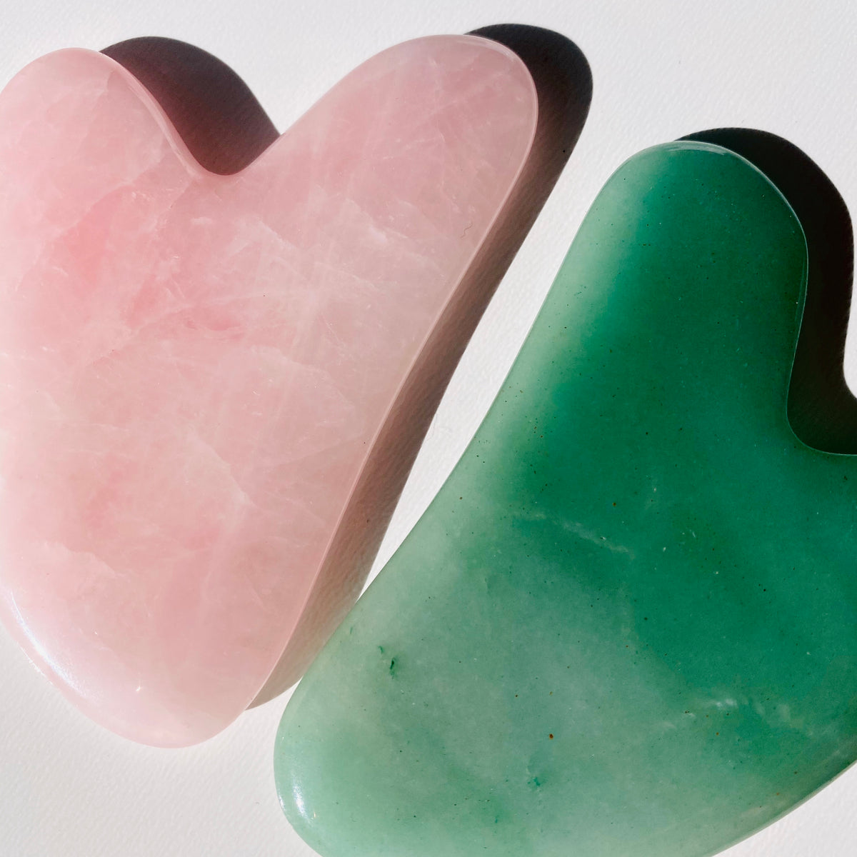 rose quartz gua sha tool