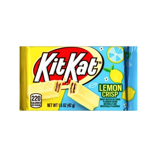 Clearance - Kit Kat Lemon Crisp Candy Bar (Net wt. 1.5 oz.) Best by Date 02/2025