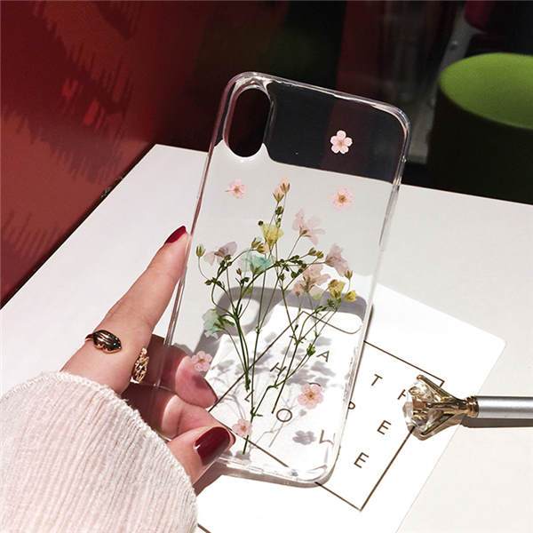 coque fleur seche iphone 8