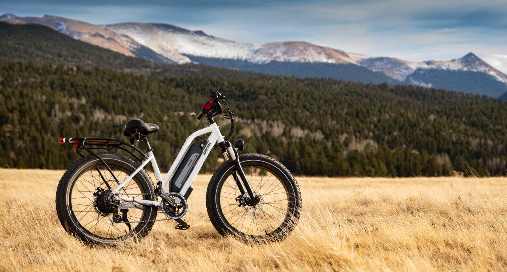 electric bike himiway nature mountain