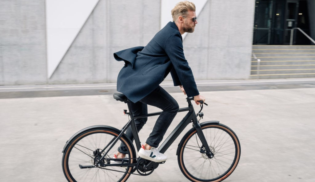 vélo électrique vélotaf homme tendance écologie