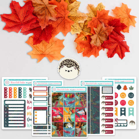 Fall & Autumn Planner Sticker Mini Kit