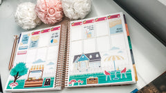 Lemonade Stand Planner Scene Kit Full Box Stickers