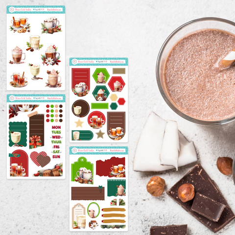 Holiday Drinks & Sips Bullet Journal Sticker Kit