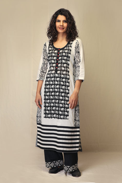 Hand Block Print - Buy Hand Block Print Kurtis, Cotton Kurtis for Women