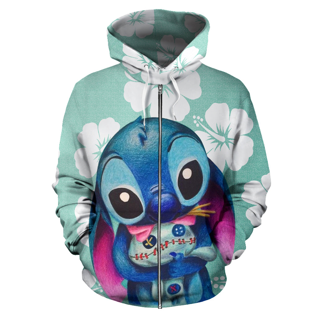 Stitch Disney Zip-Up Hoodie 1 - CreatedOn