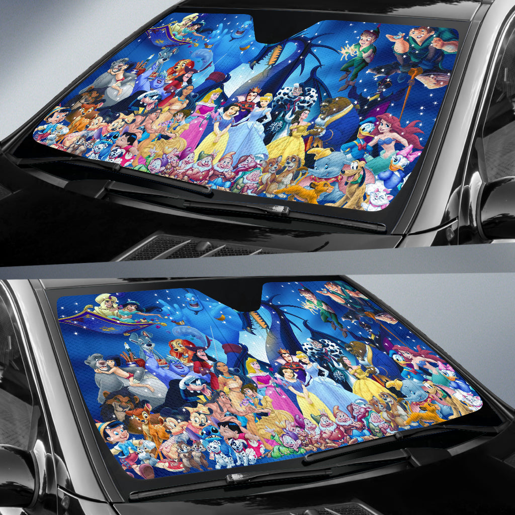 disney cars windshield sun shade