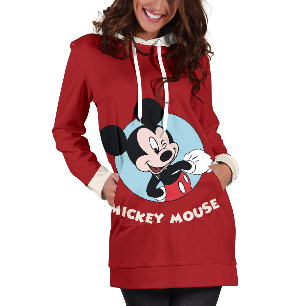 mickey hoodie dress