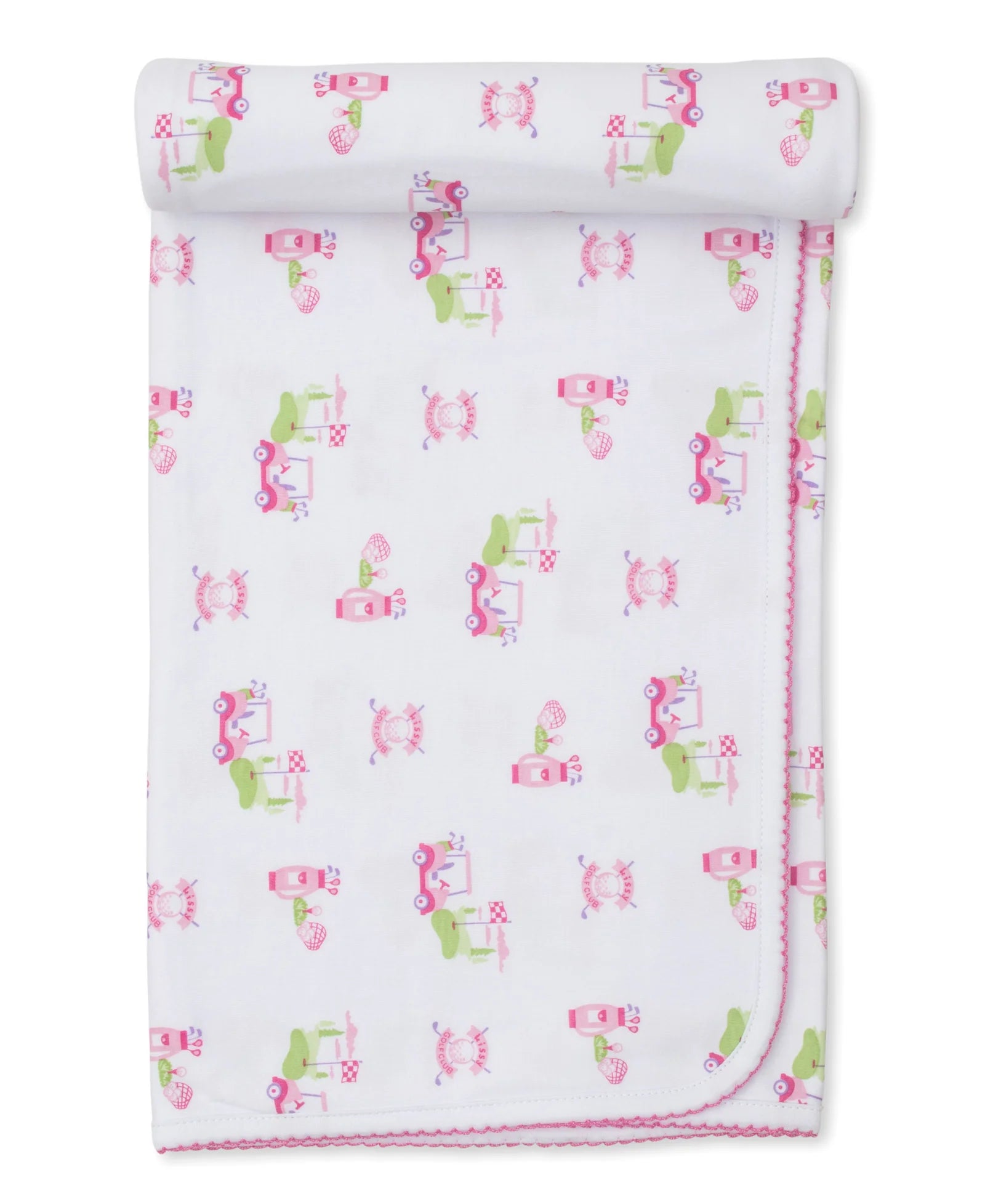 Pink Kissy Golf Club Blanket