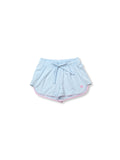 Light Blue with Pink Ric Rac Annie Short