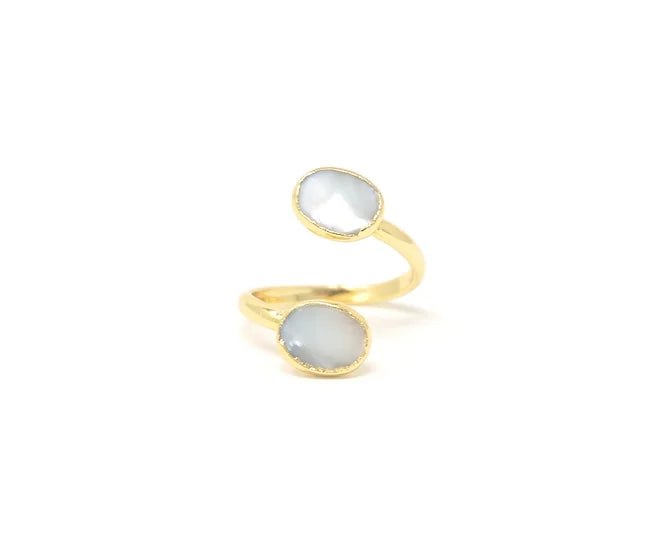 Mother of Pearl Adjustable Ring
