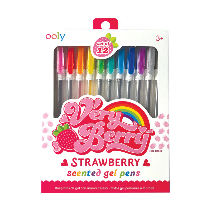 Very Berry Scented Gel Pens - Set of 12