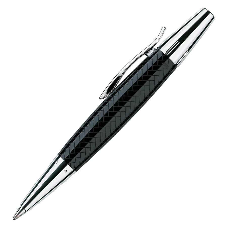 Faber-Castell E-Motion Ballpoint Pen - Croco Black