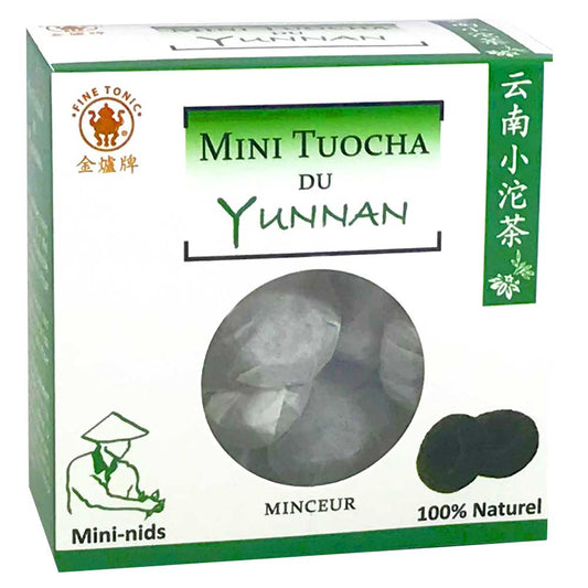 Thé Bio Tuocha Pu-erh en vrac 80 g – Thé Santé