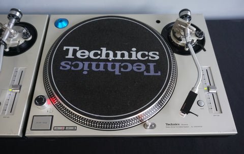 Technics SL-1200 MK3D Professional DJ Turntable Pair - Silver