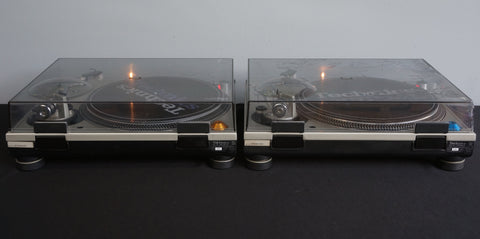 Technics SL-1200 MK3D Professional DJ Turntable Pair - Silver