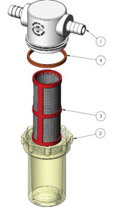 Bouncer Beer Filter Drawing