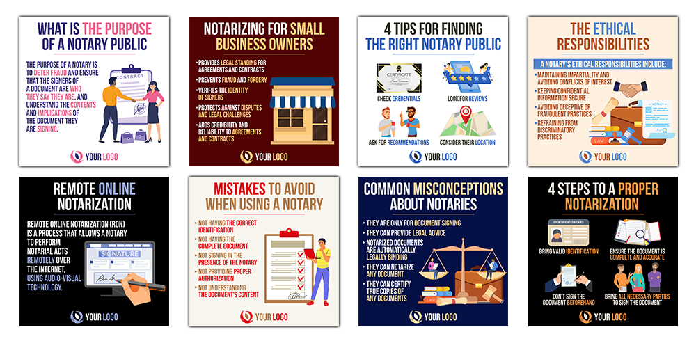Notary Tips Infographics