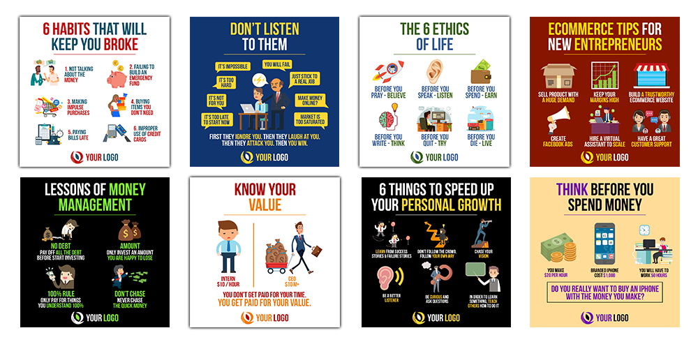 Business Success Tips Infographics