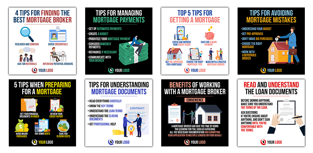 Mortgage Broker Tips Infographics