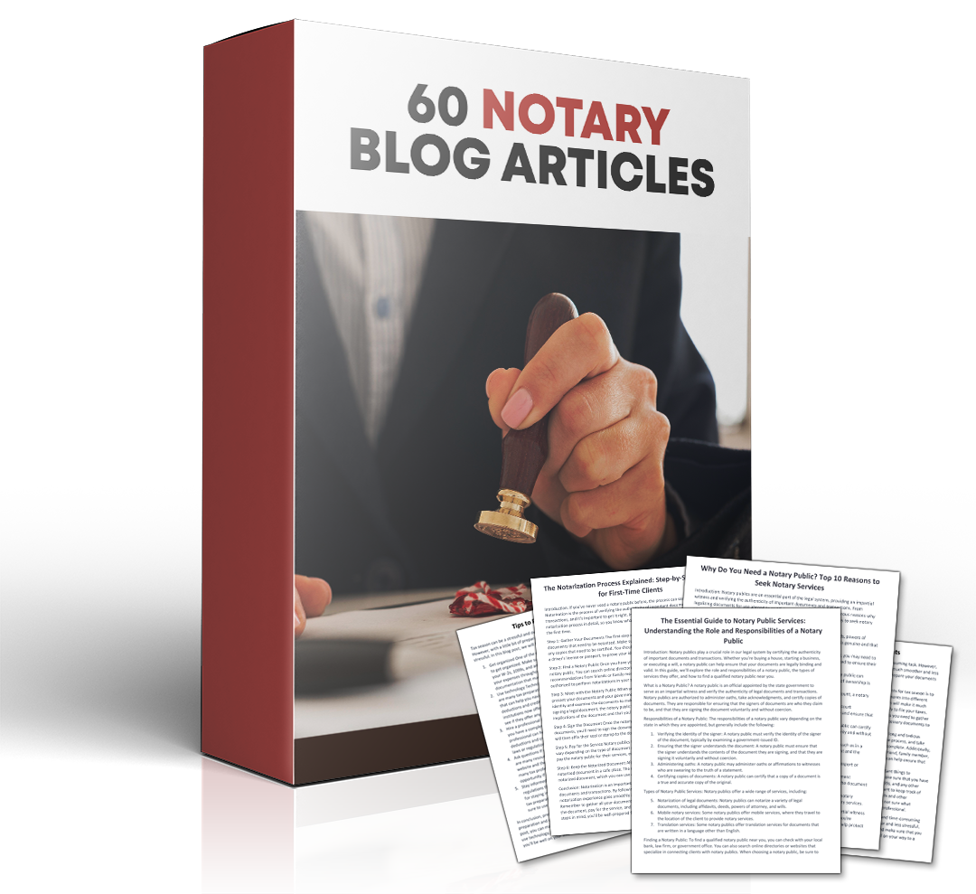 Notary Blog Articles