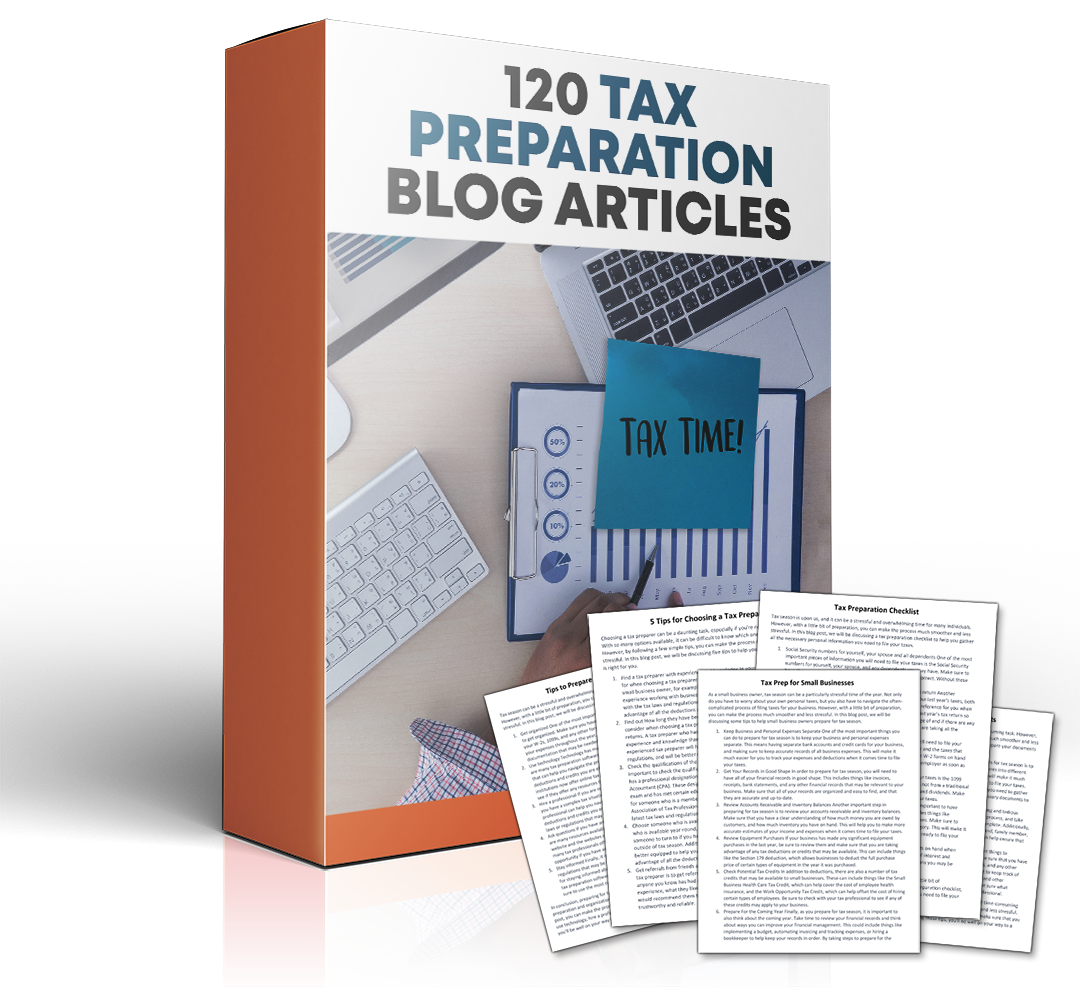 Tax Preparation Blog Articles