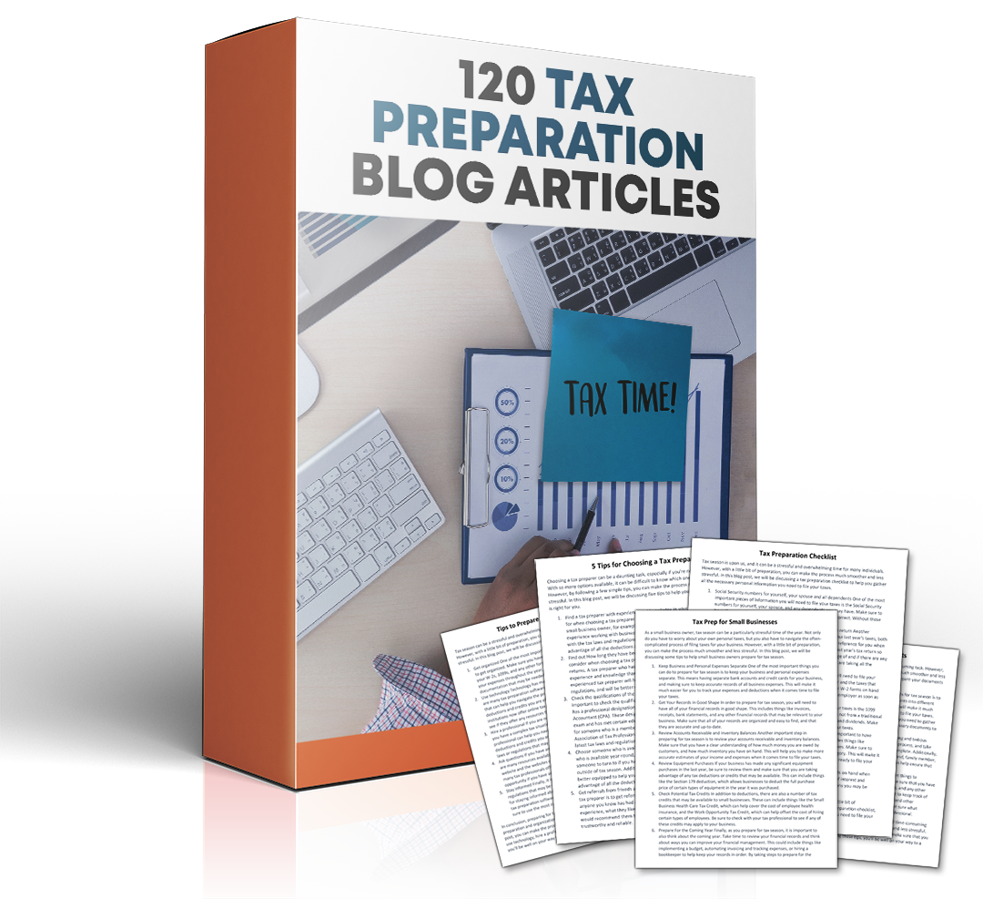 500 Tax Preparation Posts for Social Media Social Media Images